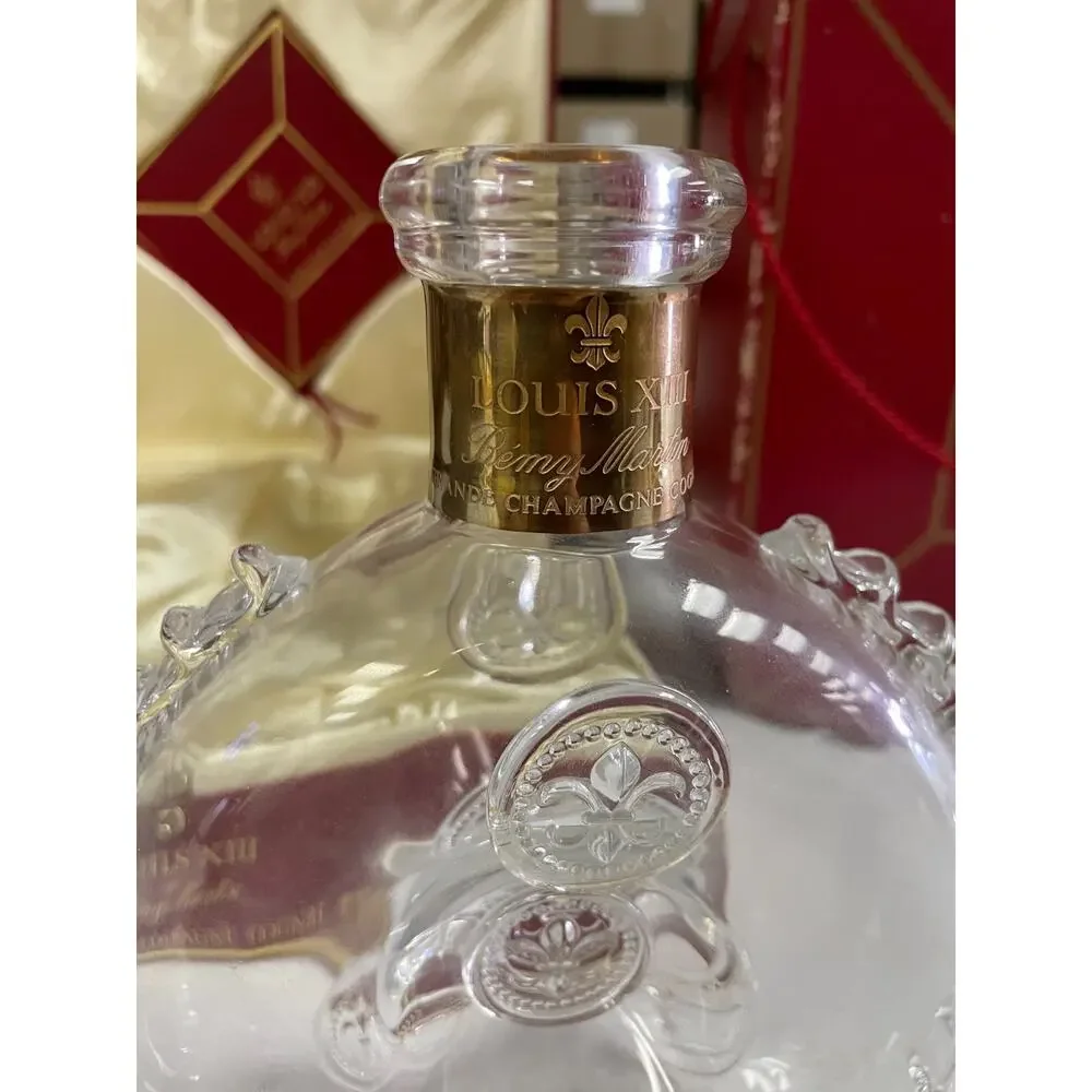 Louis XIII Rémy Martin Grande Champagne Cognac Baccarat Crystal Decanter Bottle